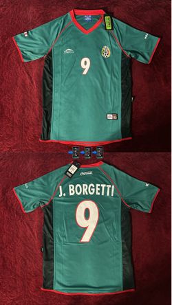 Mexico 2002 Borgetti Home World Cup Jersey