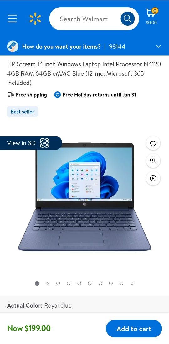 HP Stream 14" Laptop