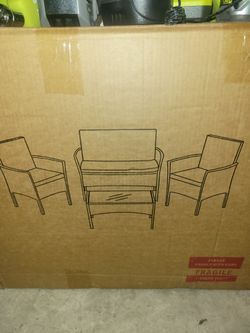 Outdoor 4-Piece Patio Set - New In Box