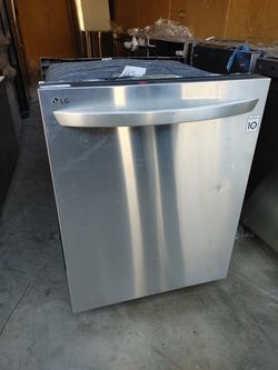 LG stainless steel dishwasher