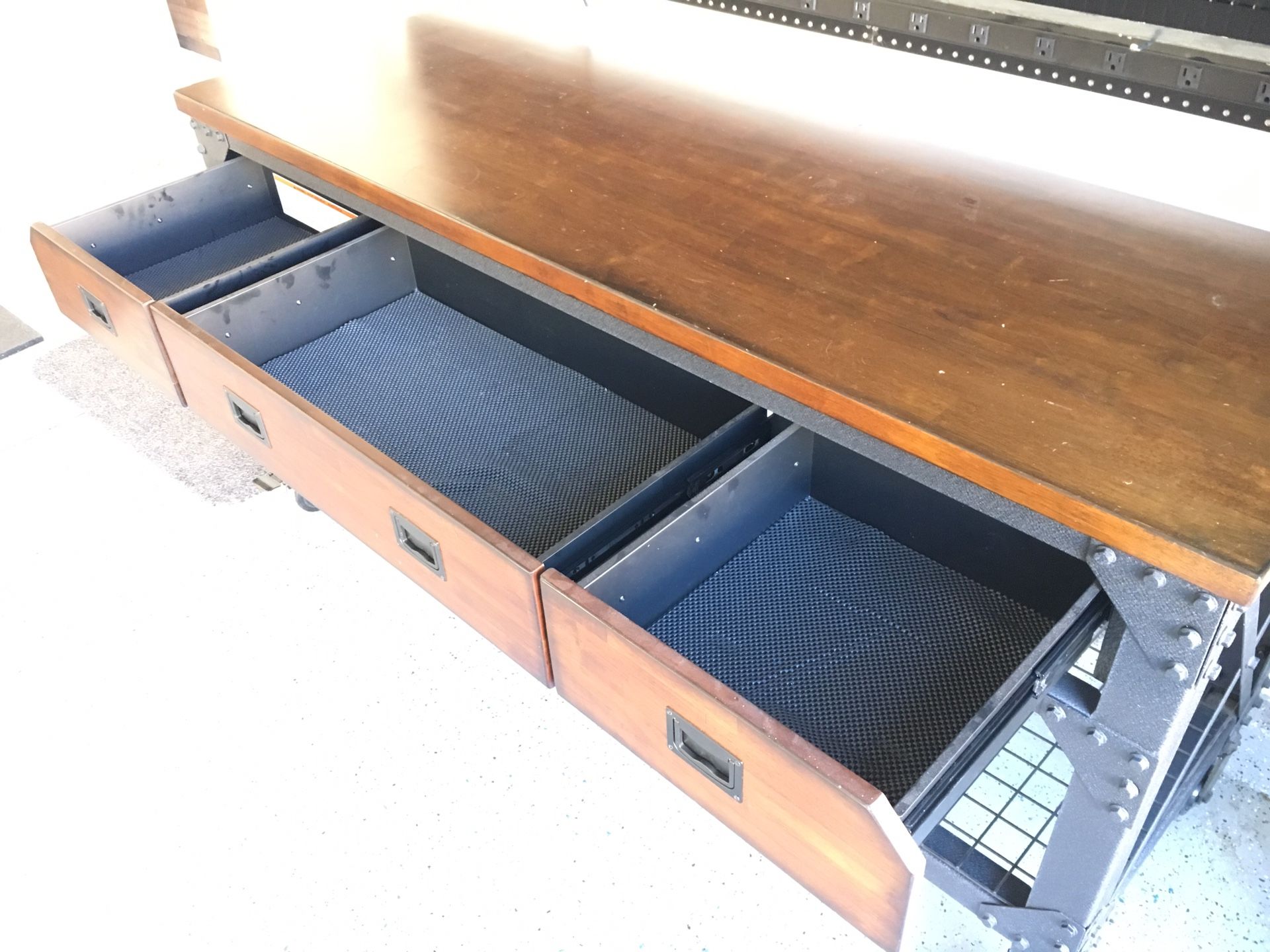 Whalen workbench metal wood work bench garage Costco 72 x 24 3 drawer