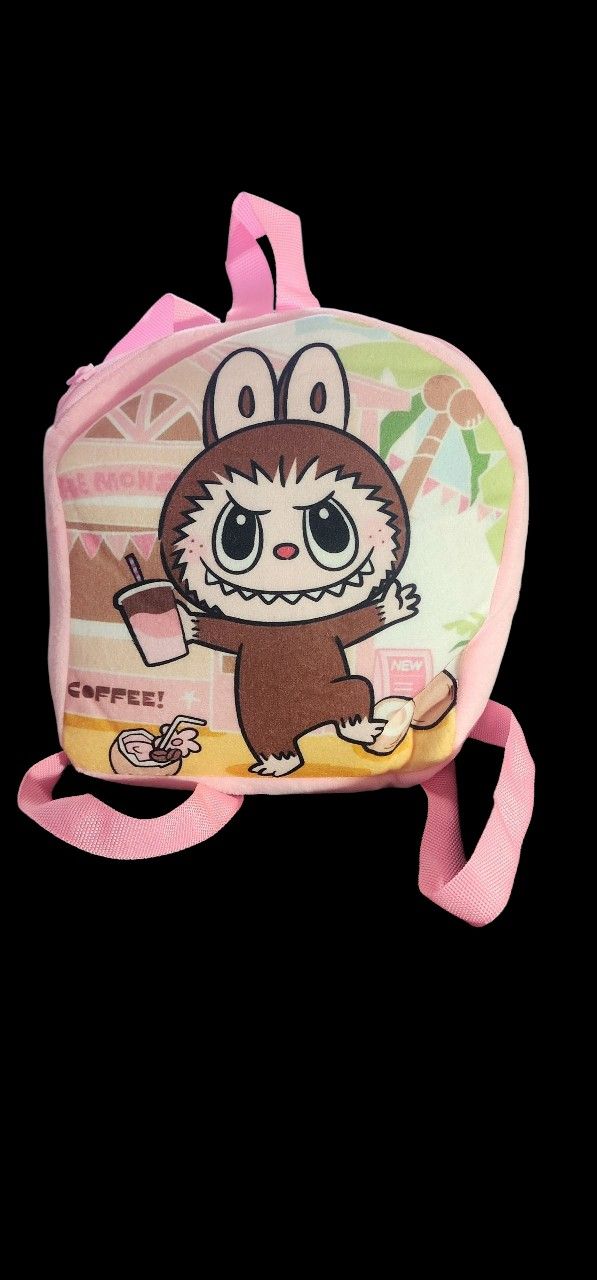 Labubu Pink Small Backpack