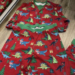 Men’s Holiday Dinosaur PJ Set Size Medium