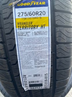 New 275/60/20 Goodyear wrangler Territory HT