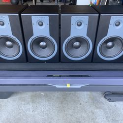 Pair of M-Audio bx8 speakers available 