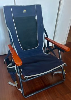 GCI Outdoor Wilderness 4 Position Reclining Portable Backpack Beach Camping Chair