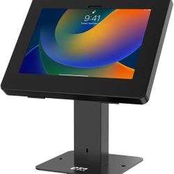 CTA Digital Tabletop Stand For 9-11” Tablets W/ Lockable Enclosure Kiosk Mount