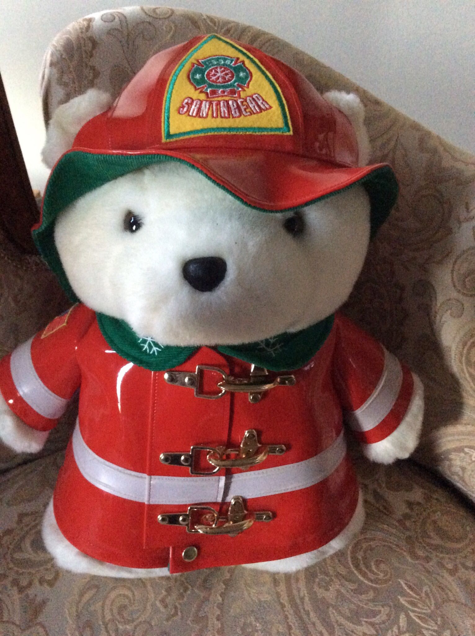 Marshall Field’s Mistletoe Bear Fireman