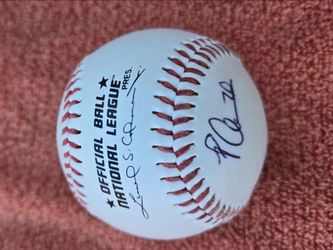 PETE ALONZO METS / ORIOLES,  HAND SIGNED  BASEBALL