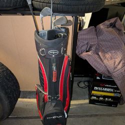 Golf Bag And Clubs 