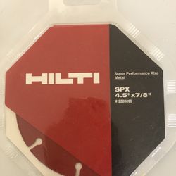 HILTI High Performance Metal Cutting Disc.