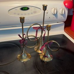 Vintages Brass Candle Stick Holders