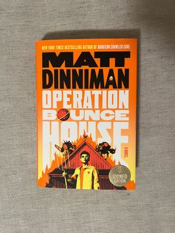 Operation Bounce House – Matt Dinniman – Signed Bookplate – 1st Printing Hardcover