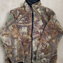 3 Fleece Camo Jackets Bundle Mens L