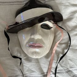 Original Faces By LD, Key West Florida Ceramic Face Mask