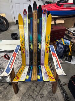 Handmade Ski Adirondack Chair