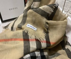 Burberry Check Wool Scarf