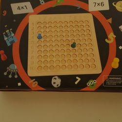Multiplication Board Game. Ages 36mo+