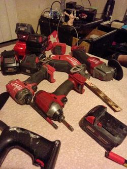 Milwaukee cordless power tools