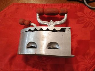 antique charcoal iron