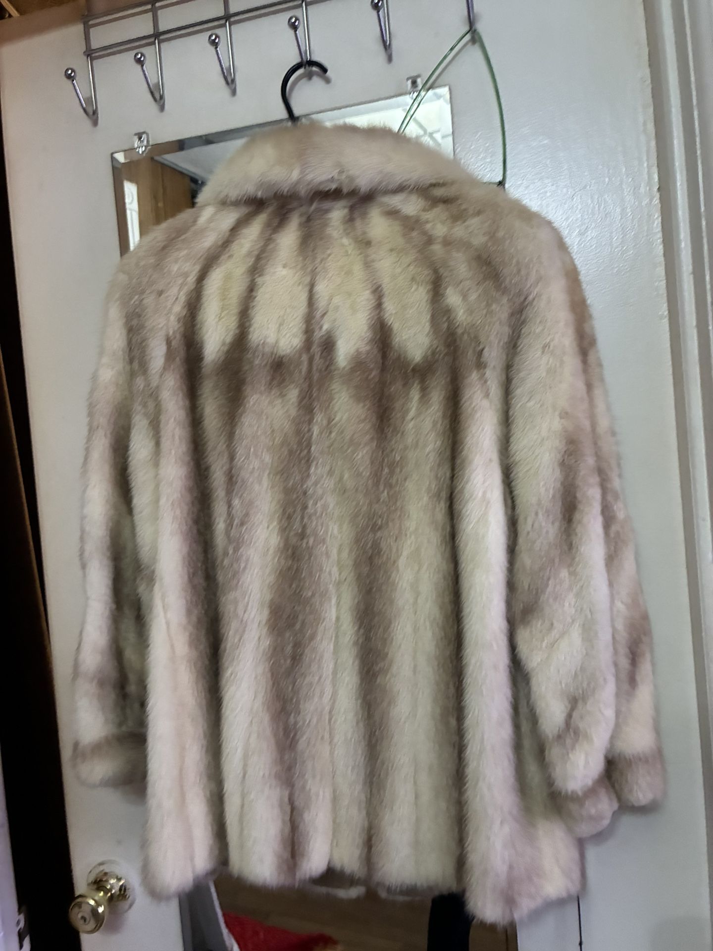 Real Mink Fur Coat Very Rare And Very Nice Size Small Medium