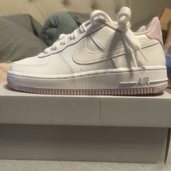 NEW Unlaced Air Force 1-White Iced Lilac