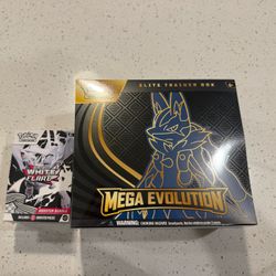 Pokémon Mega Evolution Etb & White Flare Booster Bundle