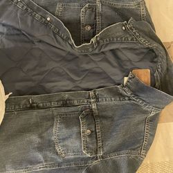 Levi’s Vintage  Silk Lined Heavy Jean Jacket
