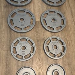 Olympic Reconditioned IVANKO’S  Weight plates  45s, 35s, 25s And 10s [230 Pounds]