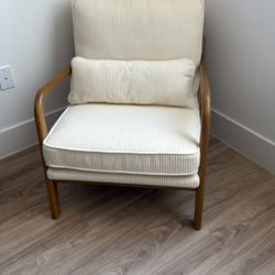 White Accent Chair 