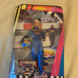 Brand New NASCAR Barbie 