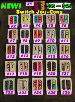 CHOOSE # COLOR: Nintendo Switch Joy-Cons compatible with Switch console 3rd party controllers mario animal crossing legend of zelda red blue joycons