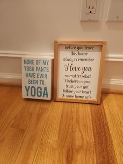 $3.00 Each Valentine Wall Hanging Messages Decor 