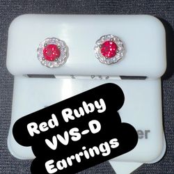 Moissanite & Semi Precious Stone Earrings