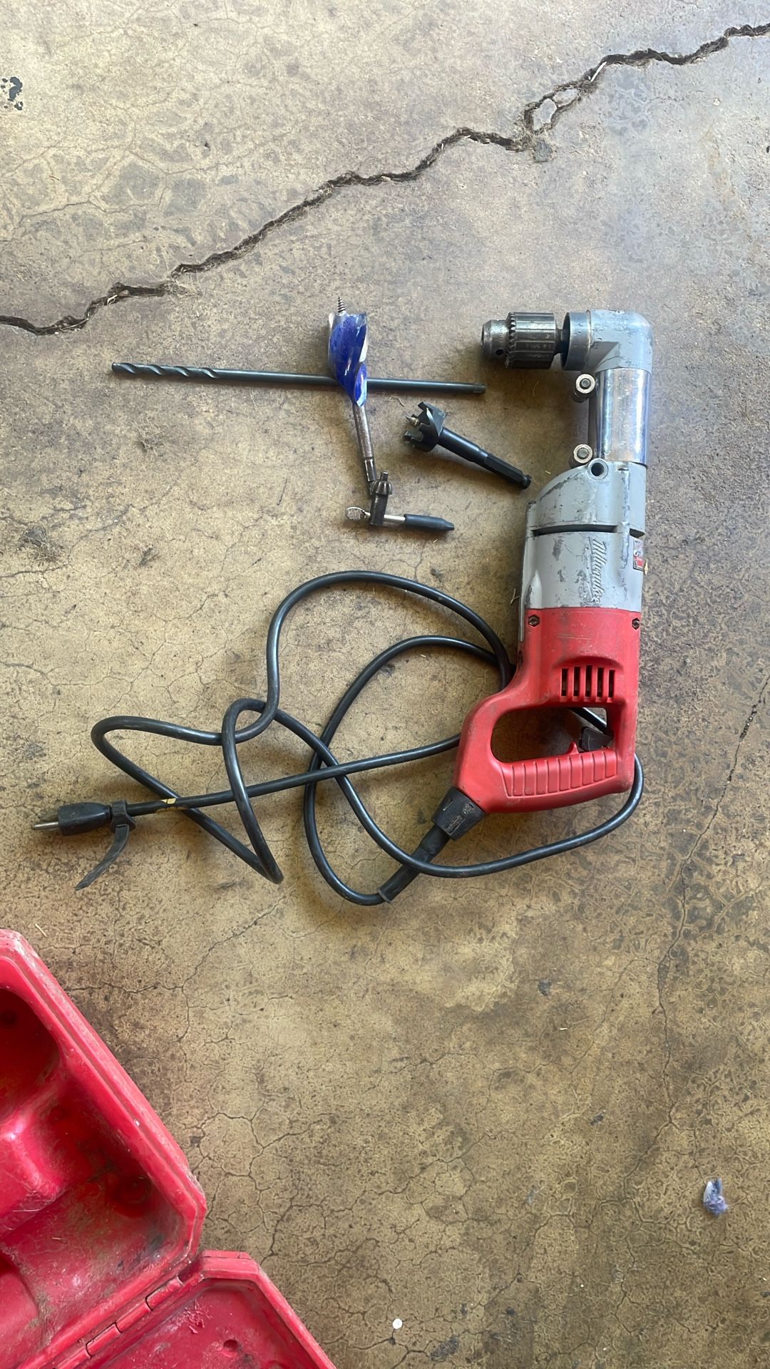 Milwaukee 1107-1 Corded 1/2" Heavy Duty Right Angle Drill