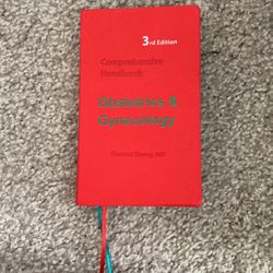 Obstetrics and Gynecology Handbook 3rd edition by Thomas Zheng,MD