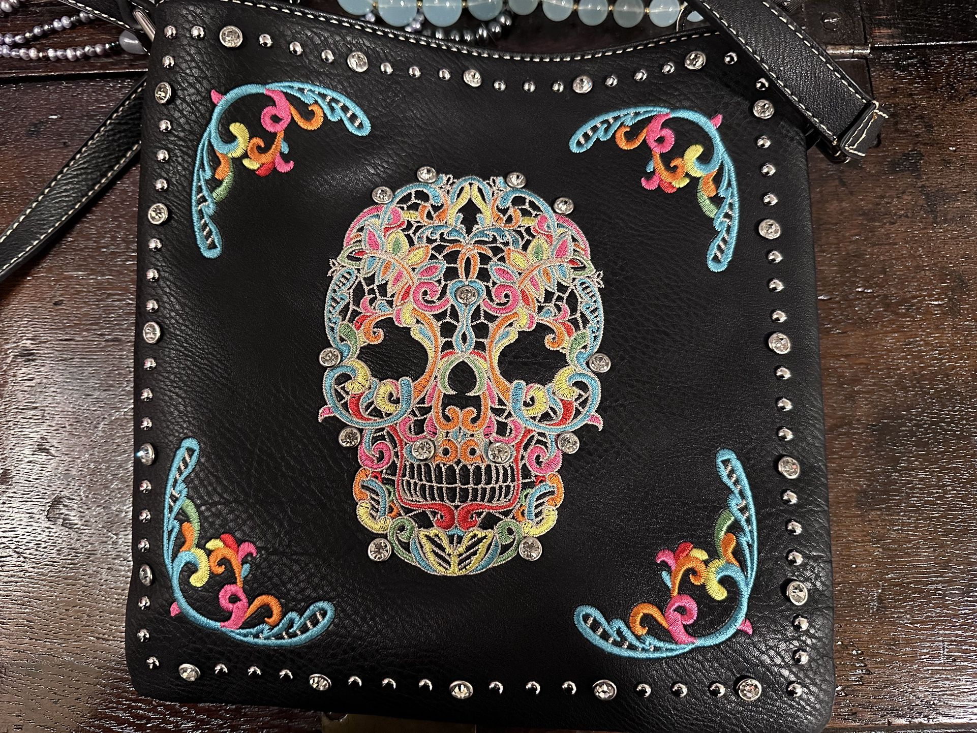 Montana West Women’s Embroidered Shoulder Bag
