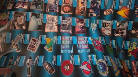 Vintage 1992 Star Trek TNG Uncut Card Sheets - Complete 2-Sheet Technical Set - MINT