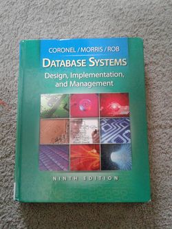 Database Systems Design, Implementation and Management College Textbook