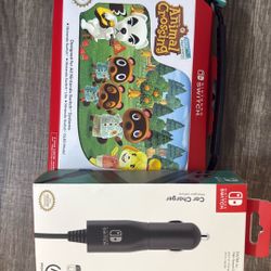 Animal Crossing Switch Case And Car Charger