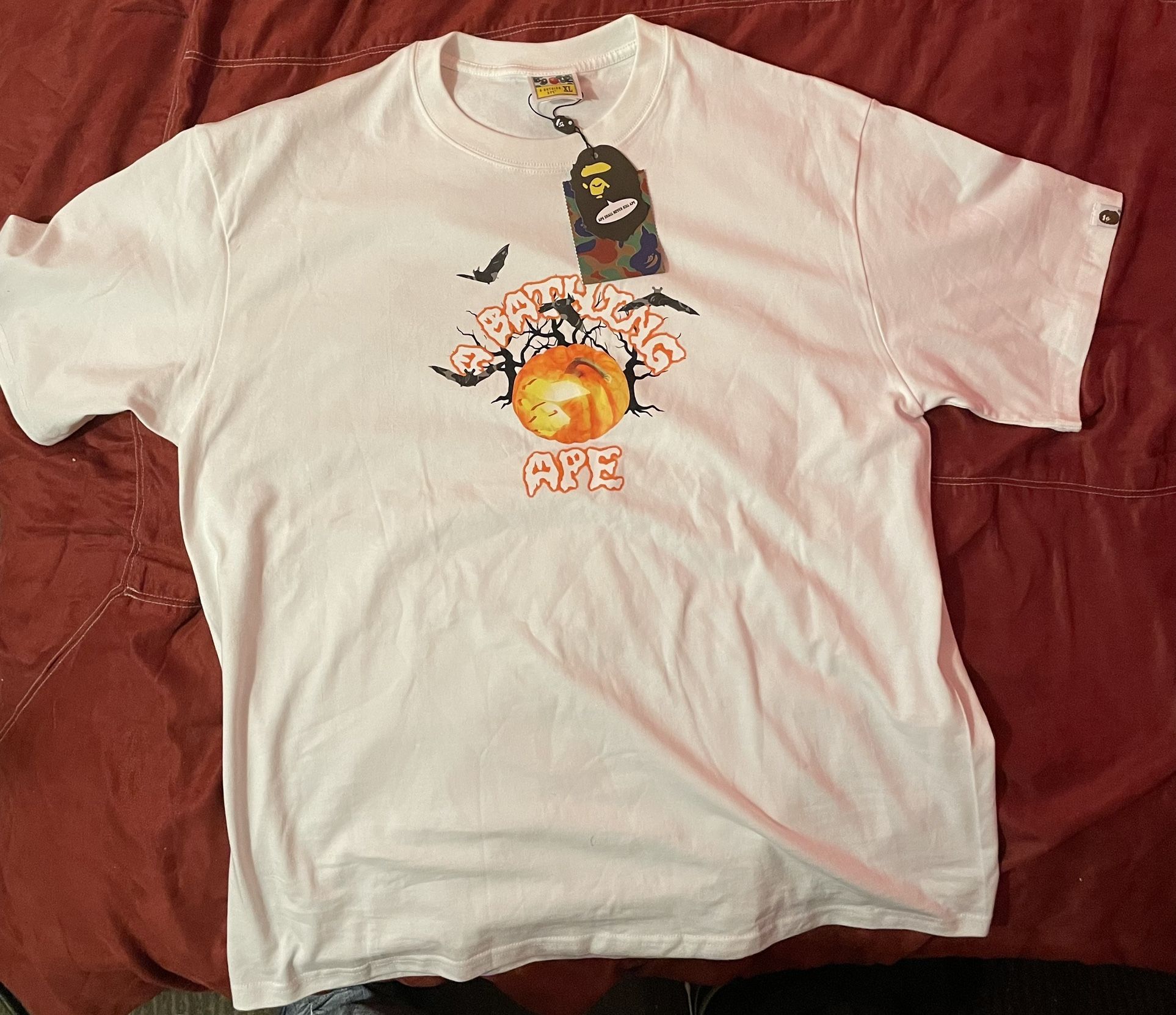 Bape White T Shirt