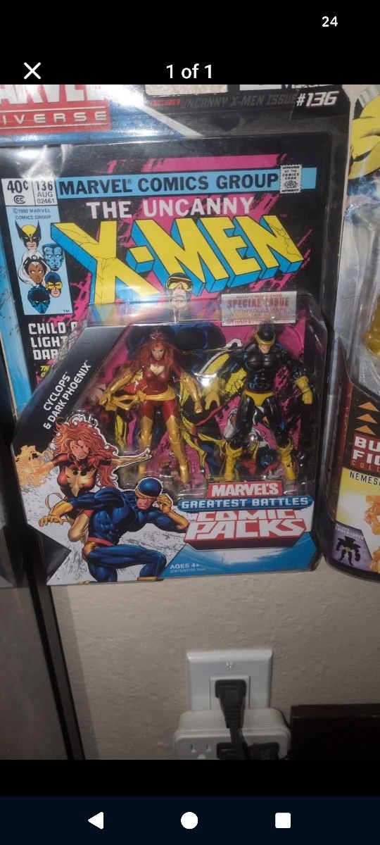X-Men Comic Pack Cyclops/Dark Phoenix 🐦‍🔥 4inch