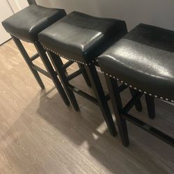 3 Counter Height Bar stools 