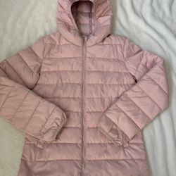 Old Navy Girls 14/16 Pink Active Wear Puffer Jacket 