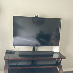 50-inch Toshiba TV and Stand 