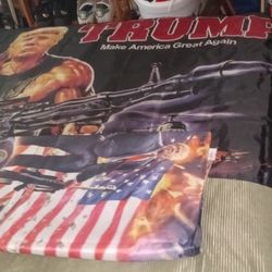 Lot Of Two Donald Trump 3'by5' Collector Trump Flag Deal