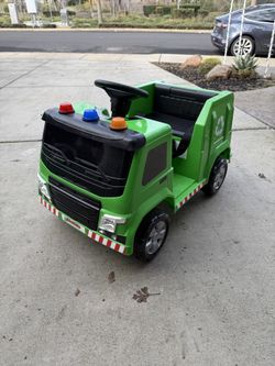 Battery Powered Drivable Garbage Truck