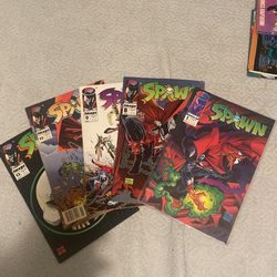Spawn Comics 1,8,9,11,12