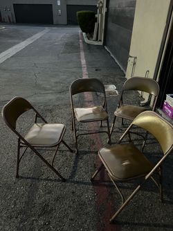 Vintage foldable chairs