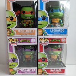 Teenage Mutant Ninja Turtles Funko Pop Set